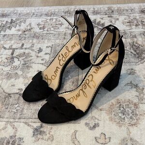 Sam Edelman Black Suede Heels